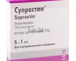 Супрастин (Suprastin) — инструкция по применению, побочные эффекты, форма выпуска и цена препарата